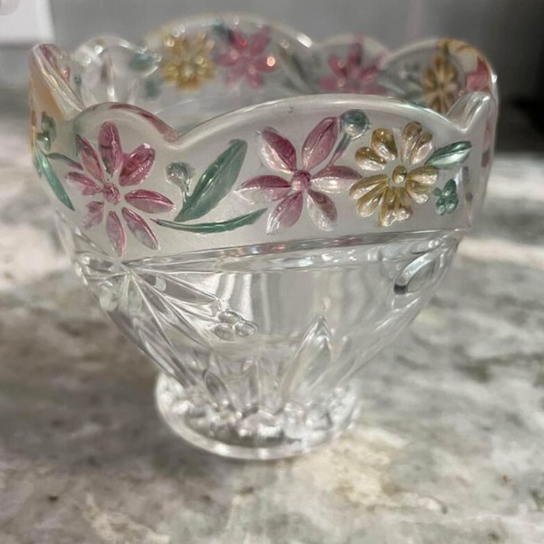 Clear & Frosted Candy Dish By Studio Nova