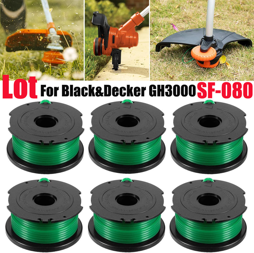SF-080 Auto Feed String Trimmer Spool Line for Black & Decker GH3000 Model NEW