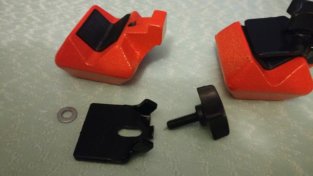 2 weighted clamps. 3 lbs each