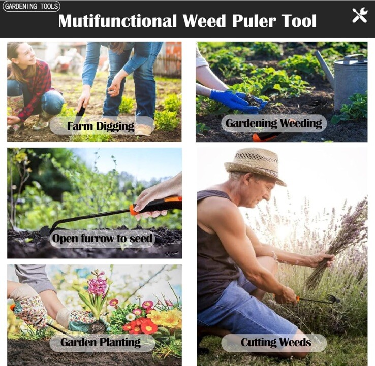 Weed Puller Tool-Weeding Artifact Uprooting Weeding Tool | 2024 Enhanced Weed