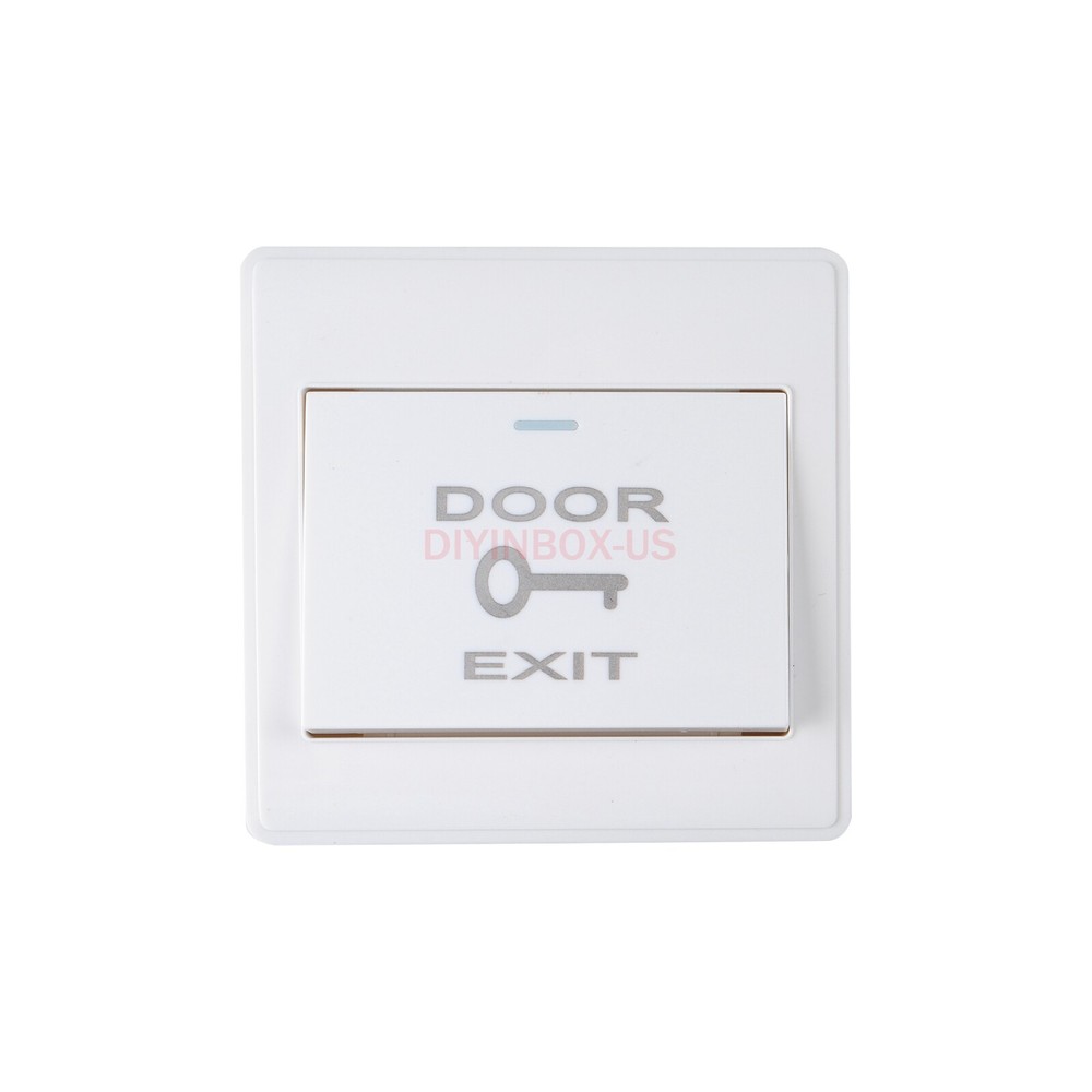 2-pcs Door Lock Exit Button Push Release Switch Panel for Access Control System