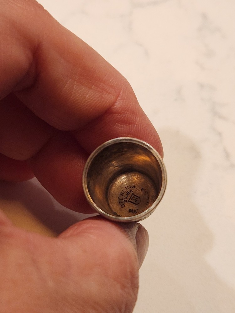 #9 Sterling Silver Sewing Thimble