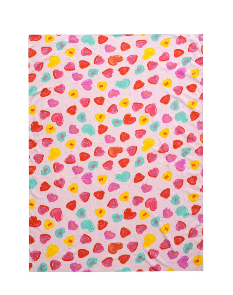 Valentines Day Oversize Plush Throw Blanket