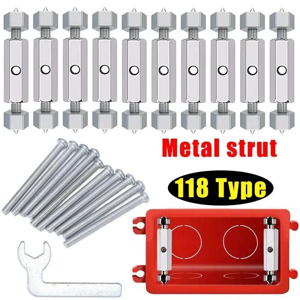 Wall Switch Socket Cassette Repair Kit Universal Insulate Socket Box Screw
