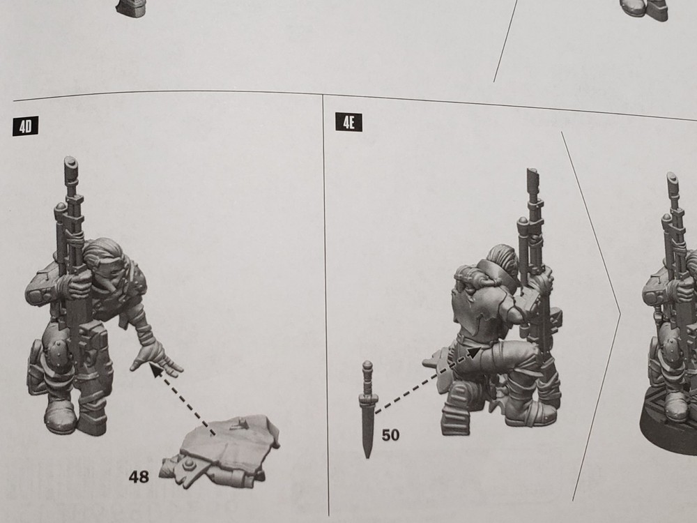 Warhammer 40k Necromunda Bits Hangers On - Dome Runner Pathfinder