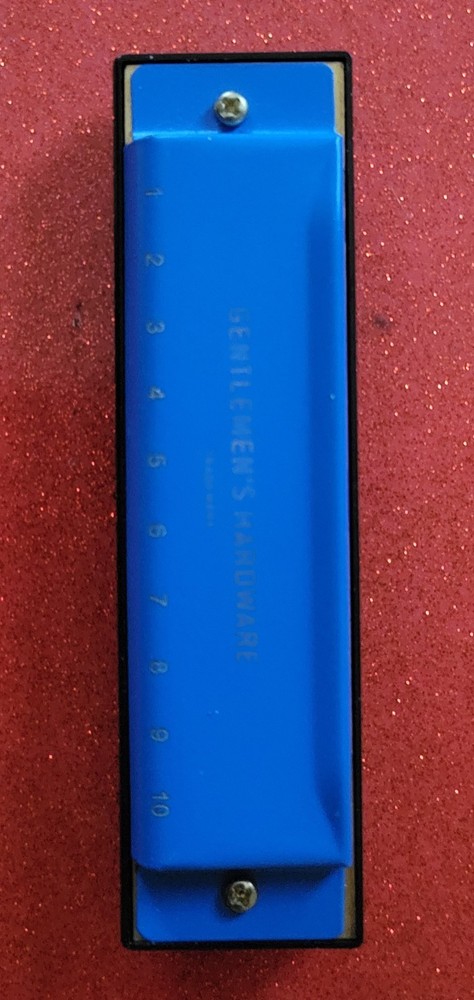 Complete Gentleman's Hardware Blues Harmonica In Original Box