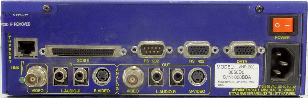 Minerva Networks VNP Video Network Platform VNP-200, 0050D0