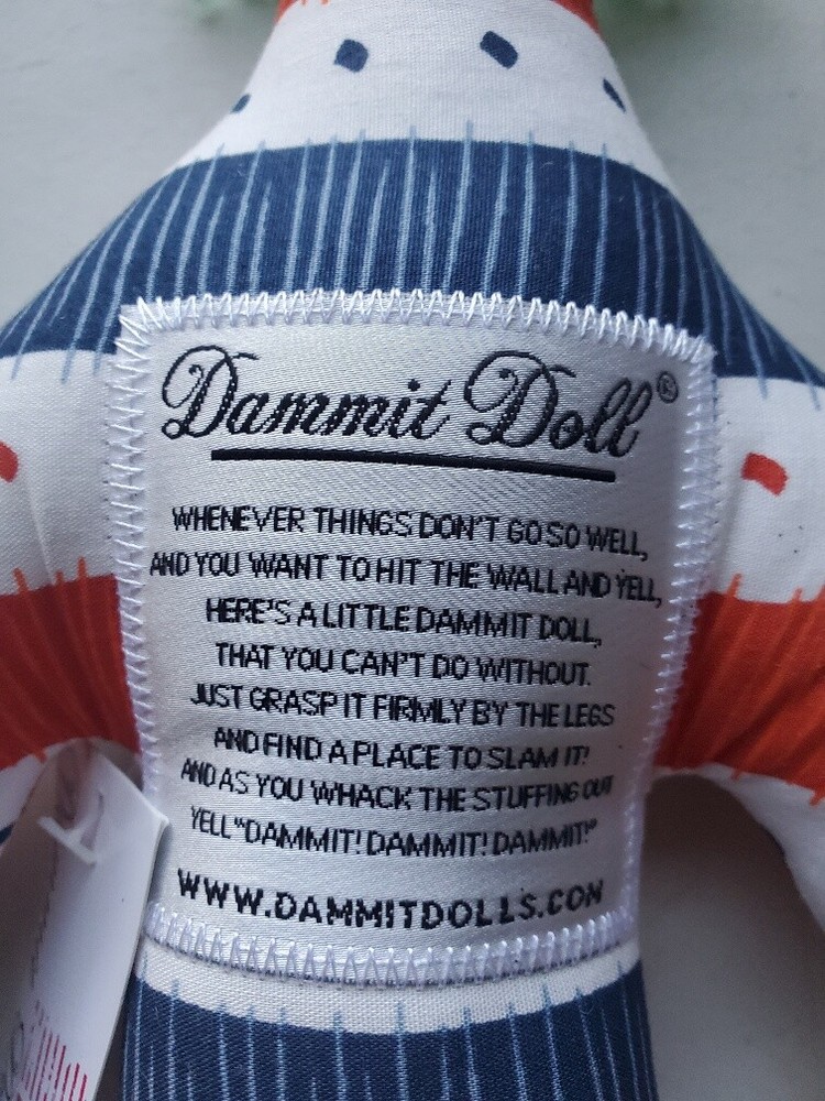 Dammit Doll, 2019 Red, White & Blue NWT