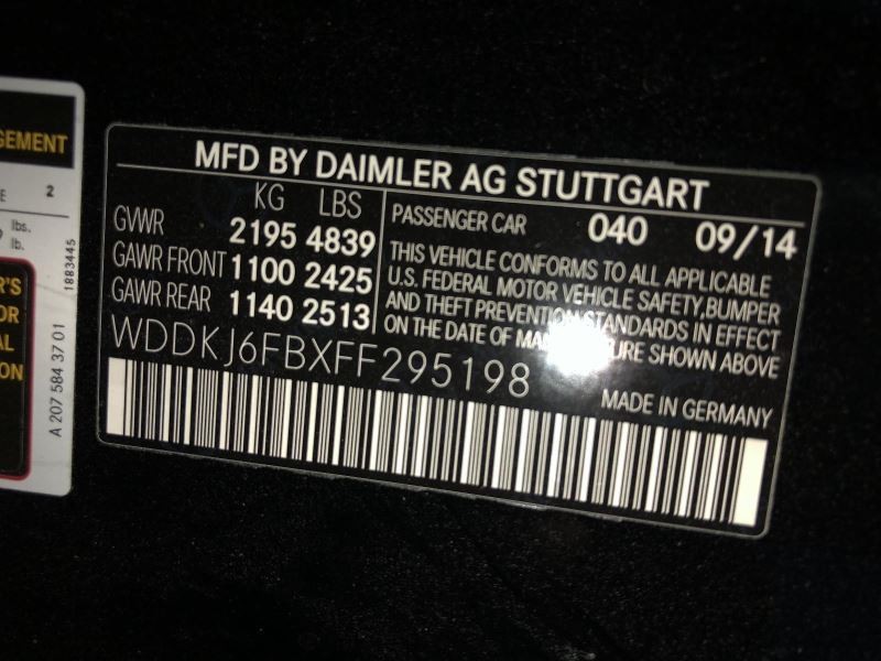 2014-2017 MERCEDES BENZ E400 Multipurpose Camera Projector (windshield) 810903