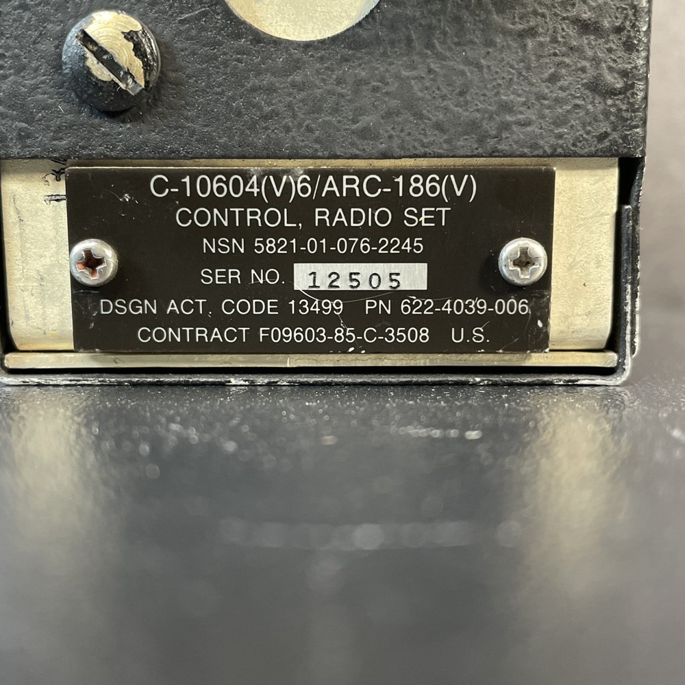 VHF COM Radio Set Control - C-10604(V)
