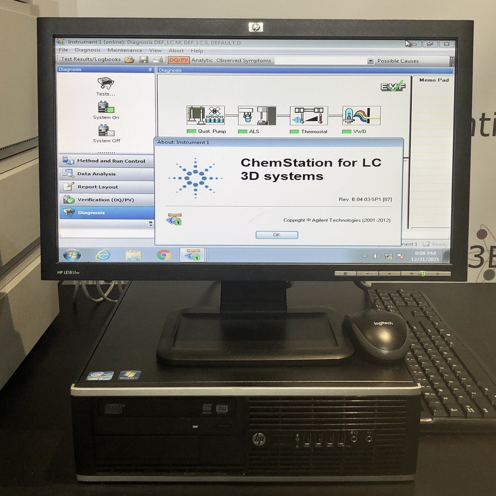 Agilent HP 1100 Series 6-piece HPLC System | Control Computer