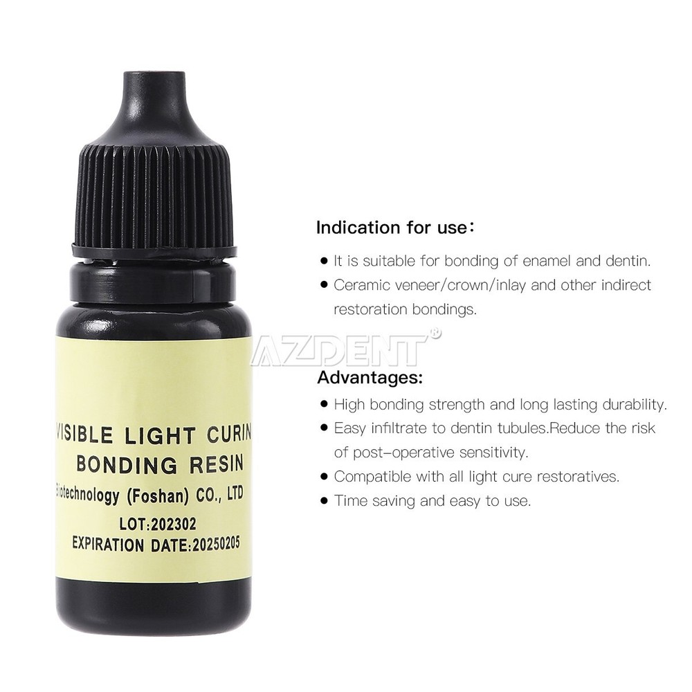 Dental Adhesive Light Cure One Step Dentin Enamel One Step Bonding Composite 5ML