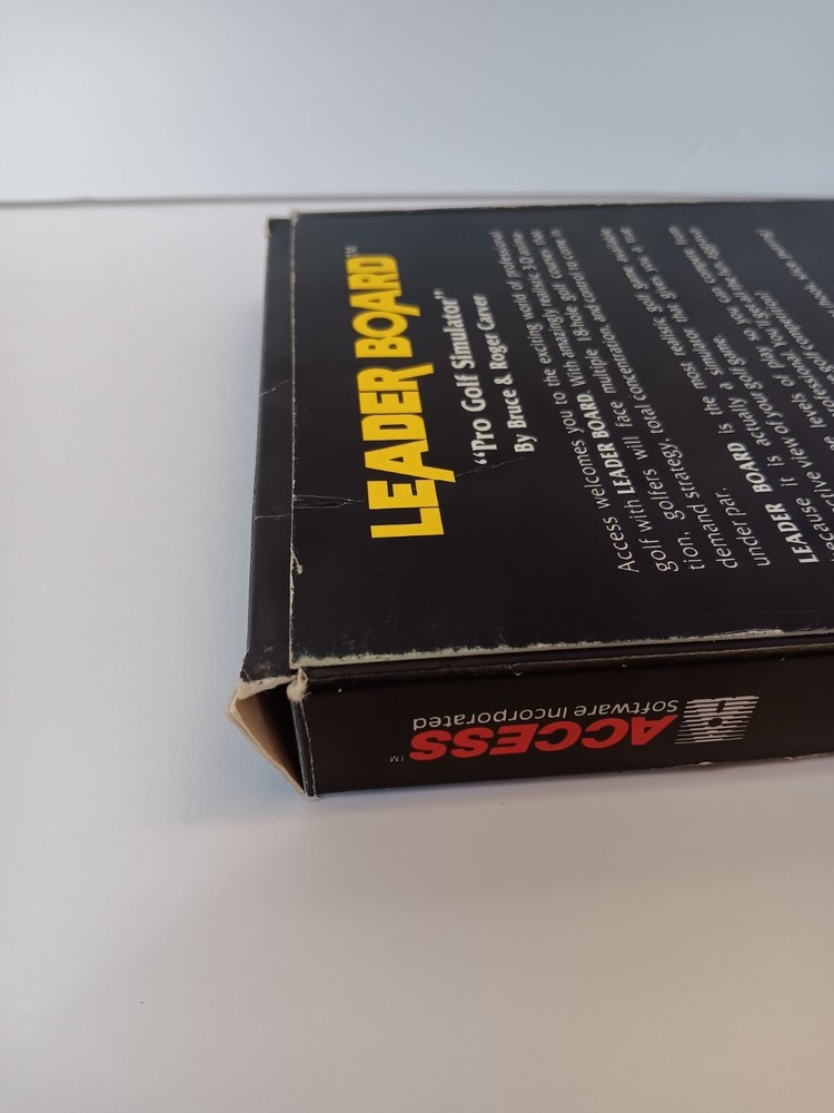Commodore 64/128 Leader Board Golf Simulator 2 Disks W/Key Software Tested/Works
