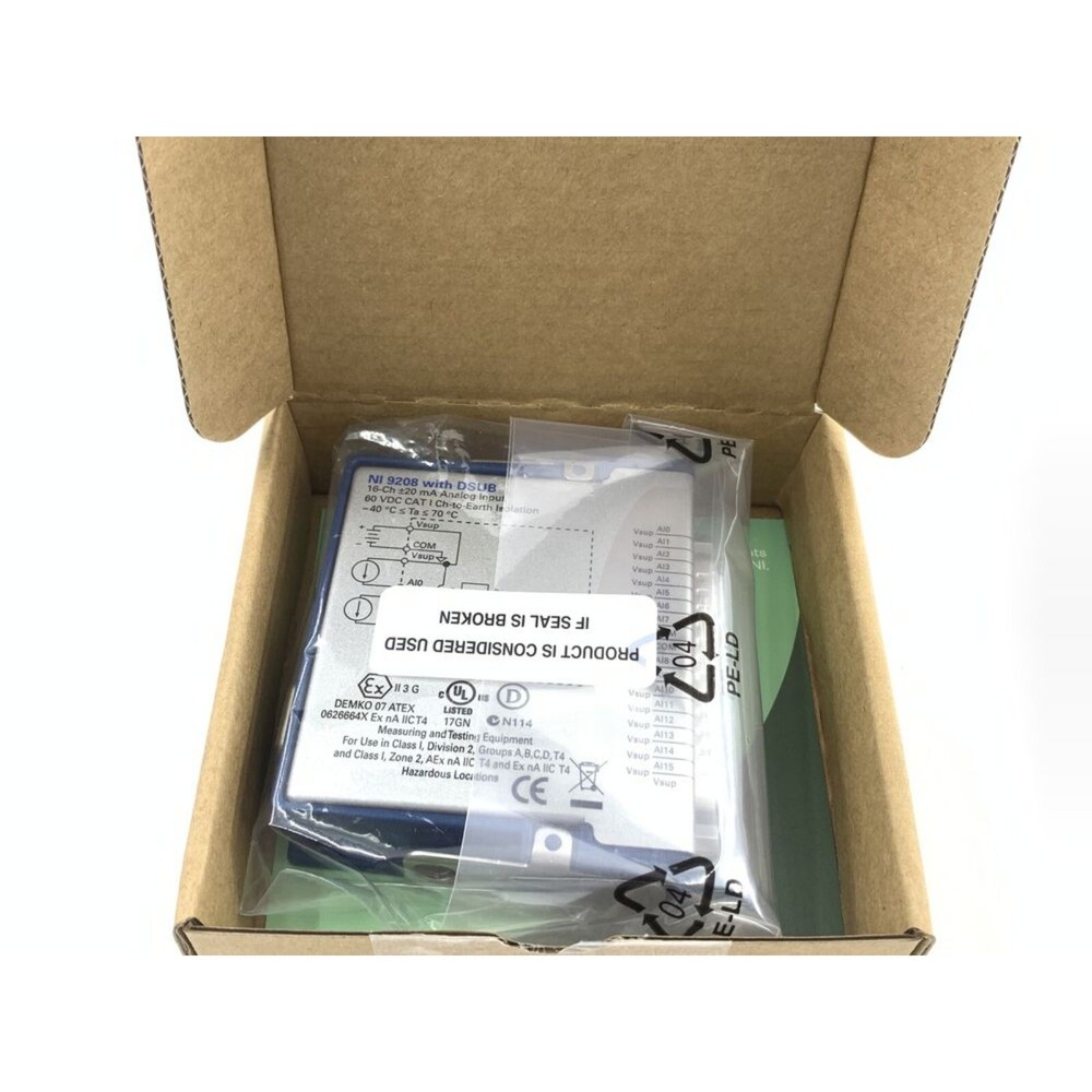 NEW National Instruments NI 9208 NI-9208 Current Input Module