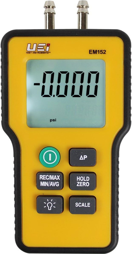 EM152 Dual Differential Digital Manometer