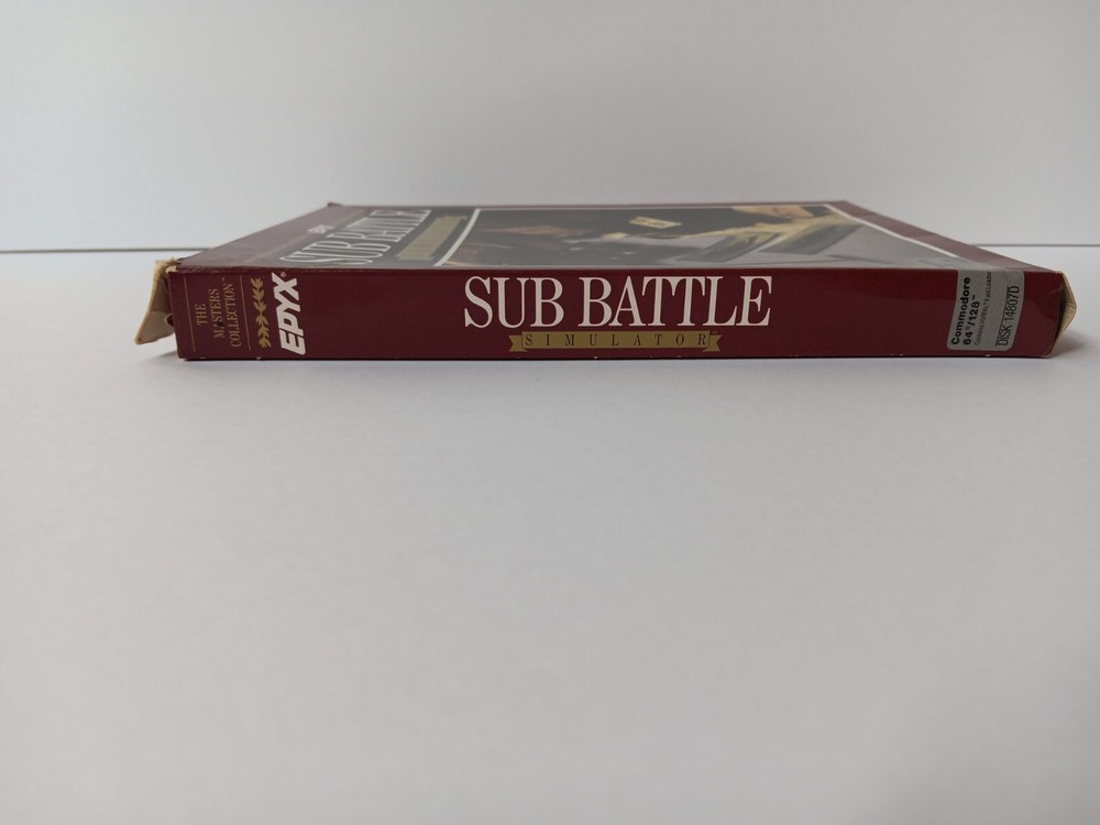 Commodore 64/128 Sub Battle Simulator Computer Game Software Tested/Works