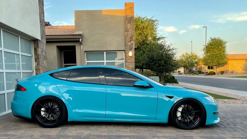 TESLA MODEL S EVOLUTION LOWERING LINKS KIT 2013 TO 2020 (PRECISION ADJUSTMENT)