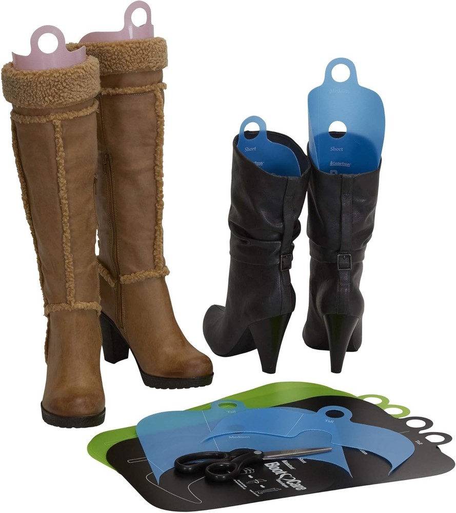CedarFresh Boot Shapers, 4 Pairs, Plastic Boot Inserts, Pliable and Durable, ...