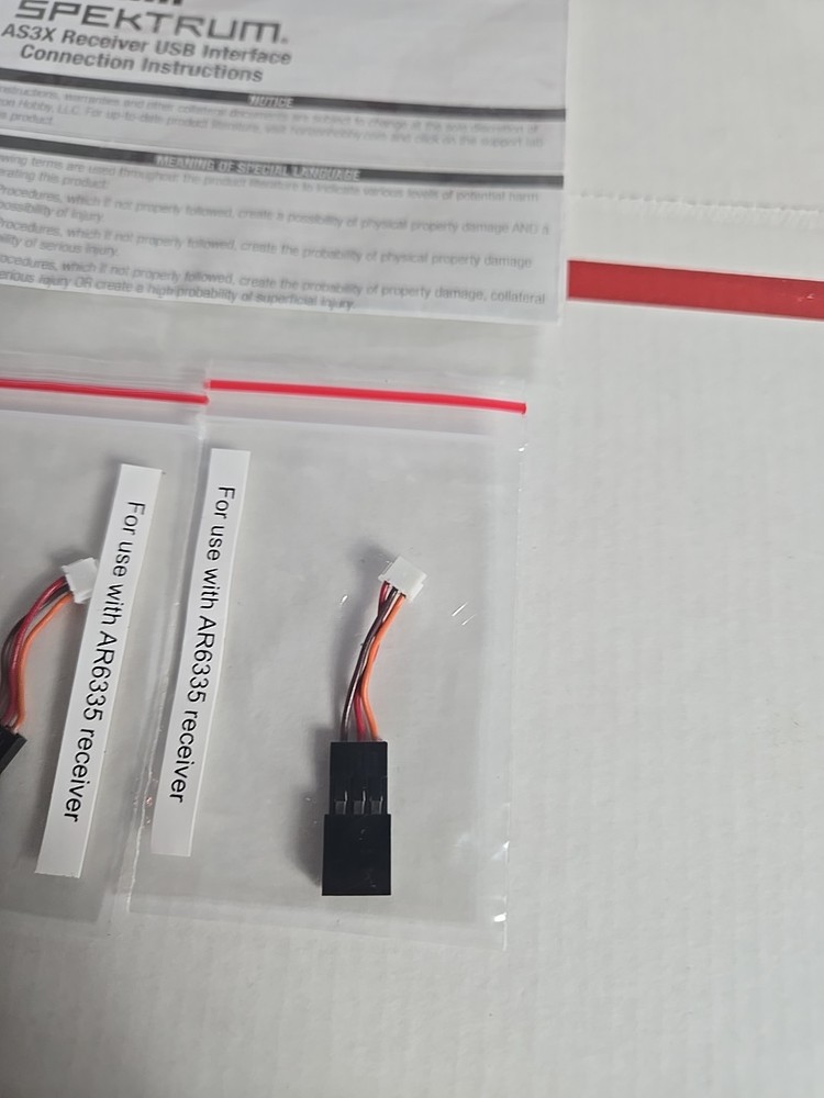 Spektrum AS3X Receiver USB Interface Connection For Use With AR6335