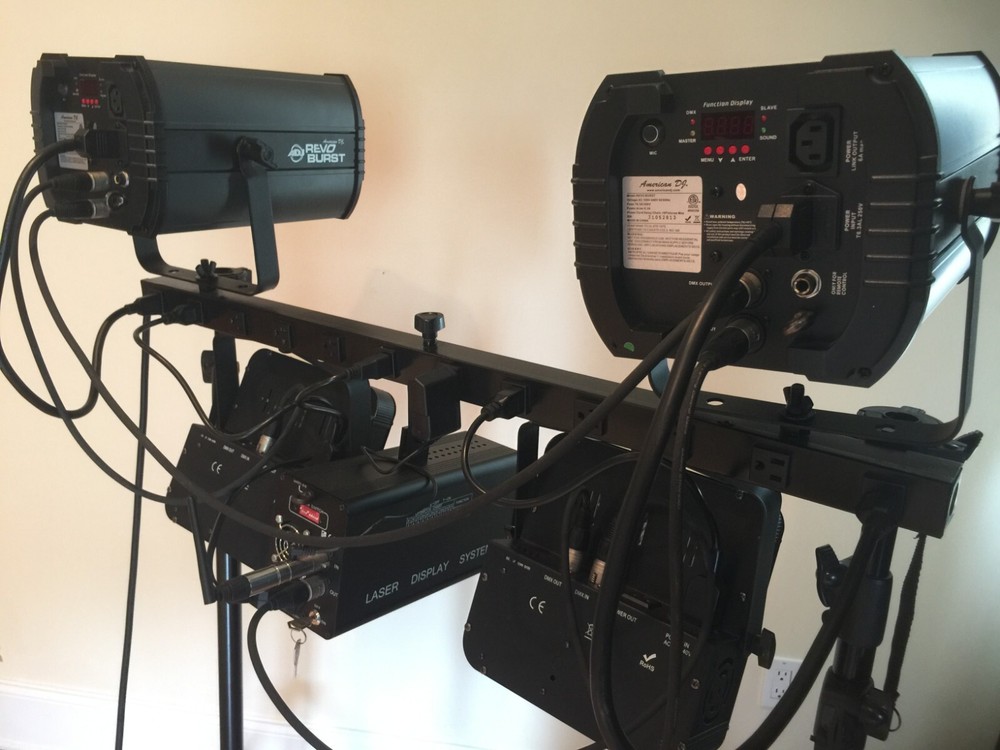 Light Show System: fixtures, PC, DMX controller, software - flawless