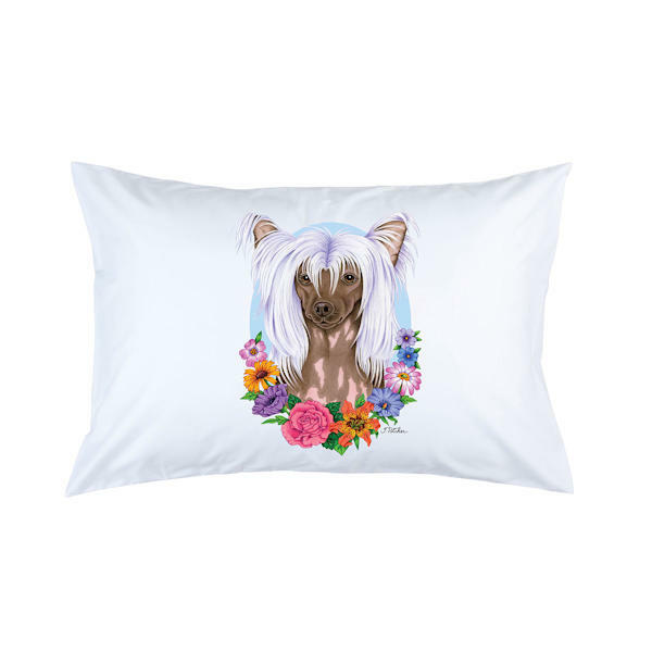 Chinese Crested Micro Fiber Pillowcase