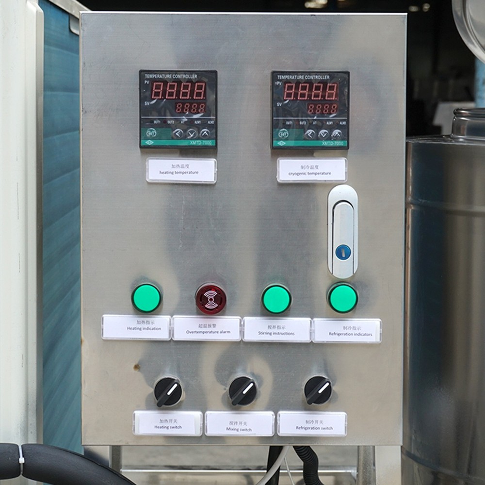 Kolice 200L Commercial Milk Pasteurization Machine-Cooling & Heating