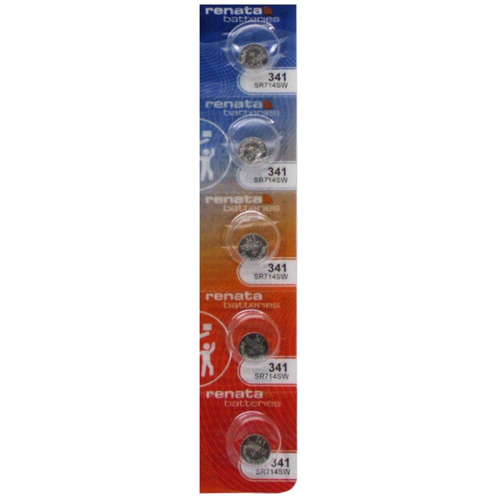 Renata Silver Oxide 341 Battery 5 Pcs
