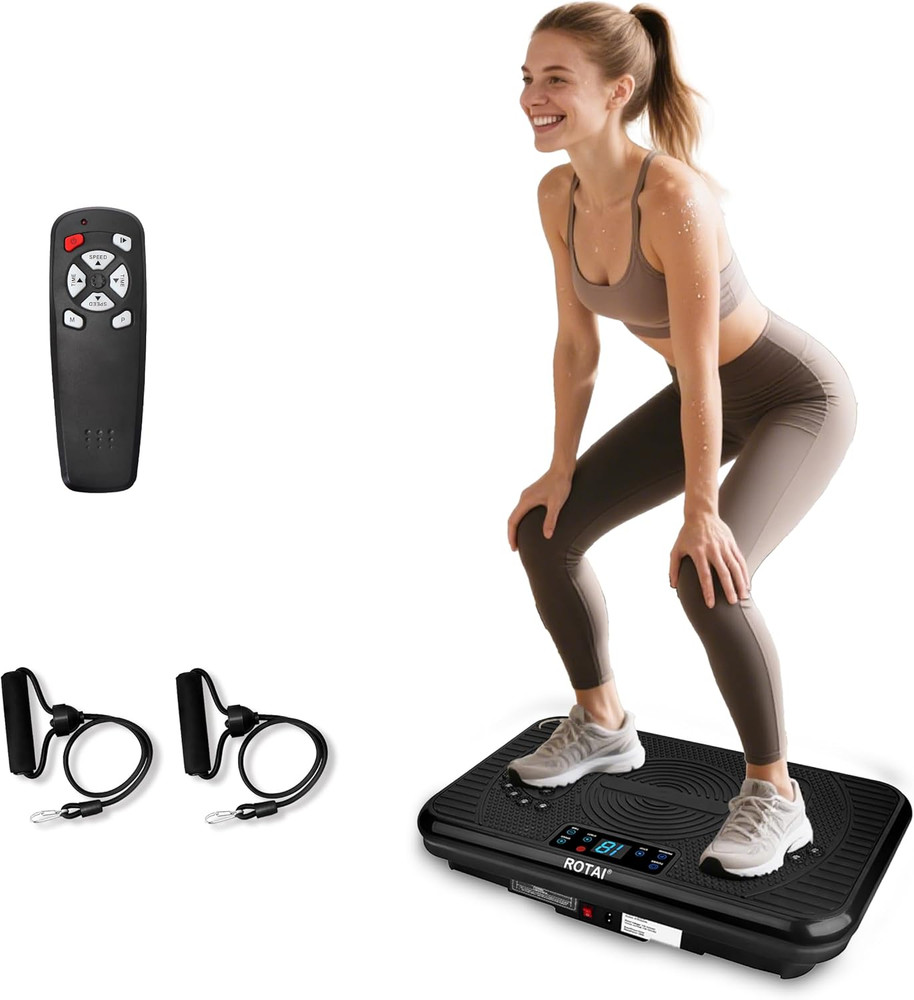 Vibration Exercise Machine for Lymphatic Drainage, 400 Lbs Capacity Workout