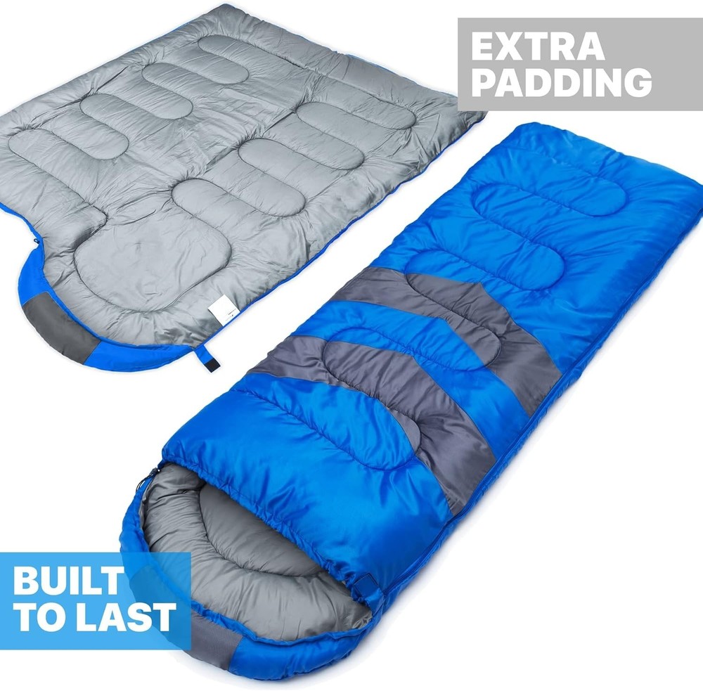Versatile Rectangular Sleeping Bag – Lightweight Camping Essentials for All Ages