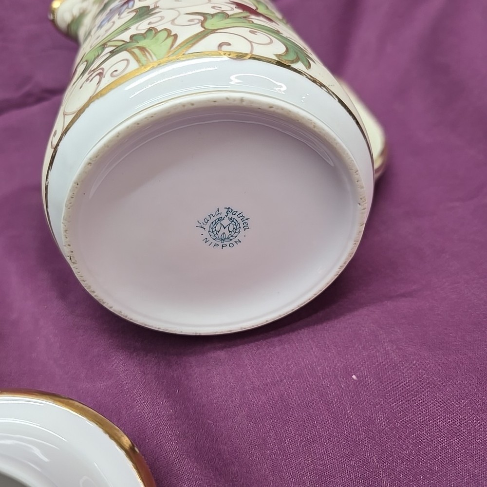 Nippon 7" Hand Painted Teapot