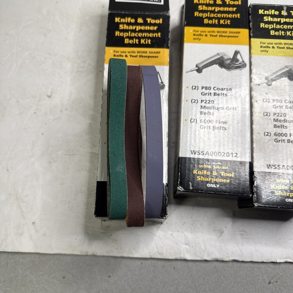 Work Sharp WSSA0002012 Knife and Tool Sharpener Replacement Belt Kit