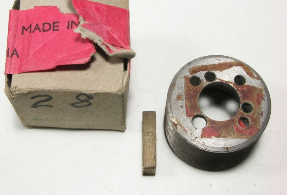 Unimat DB/SL 14 Master Thread Patterns For Cutting Inch Threads - Complete