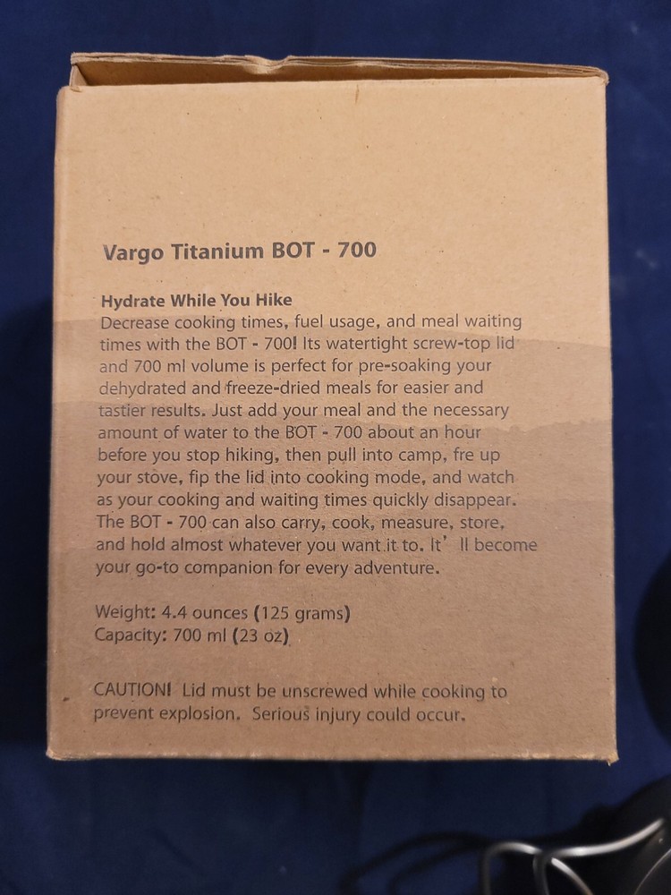Varga Titanium Bot Series 700 With Flint And Compass