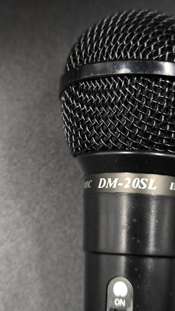 Uni-Directional DM-20SL Microphone Used Working Black