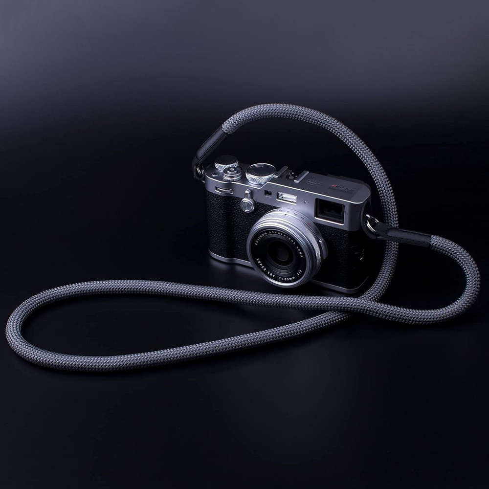 Camera Strap,Climbing Rope Camera Strap for Round Hole Interface DSLR SLR Gray