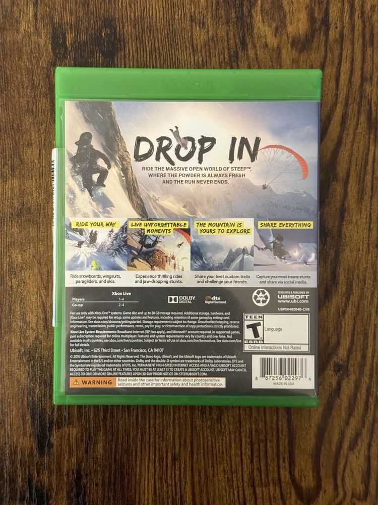 Steep - Xbox One - Case Only No Disc
