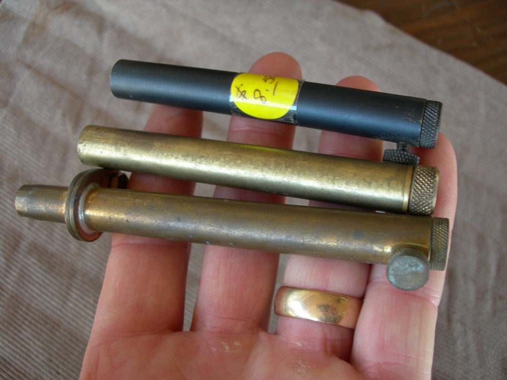 Muzzle Loader Reloading Brass Powder Measure Lot of 2