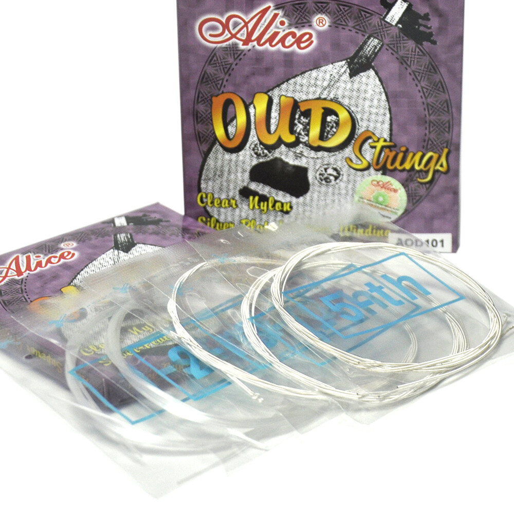 5 Sets Alice AOD101 OUD Strings Nylon Silver-plated Copper for 10-string Oud