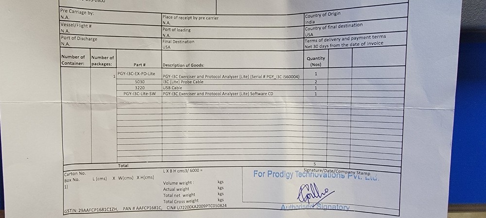Prodigy PGY-I3C-EX-PD-Lite