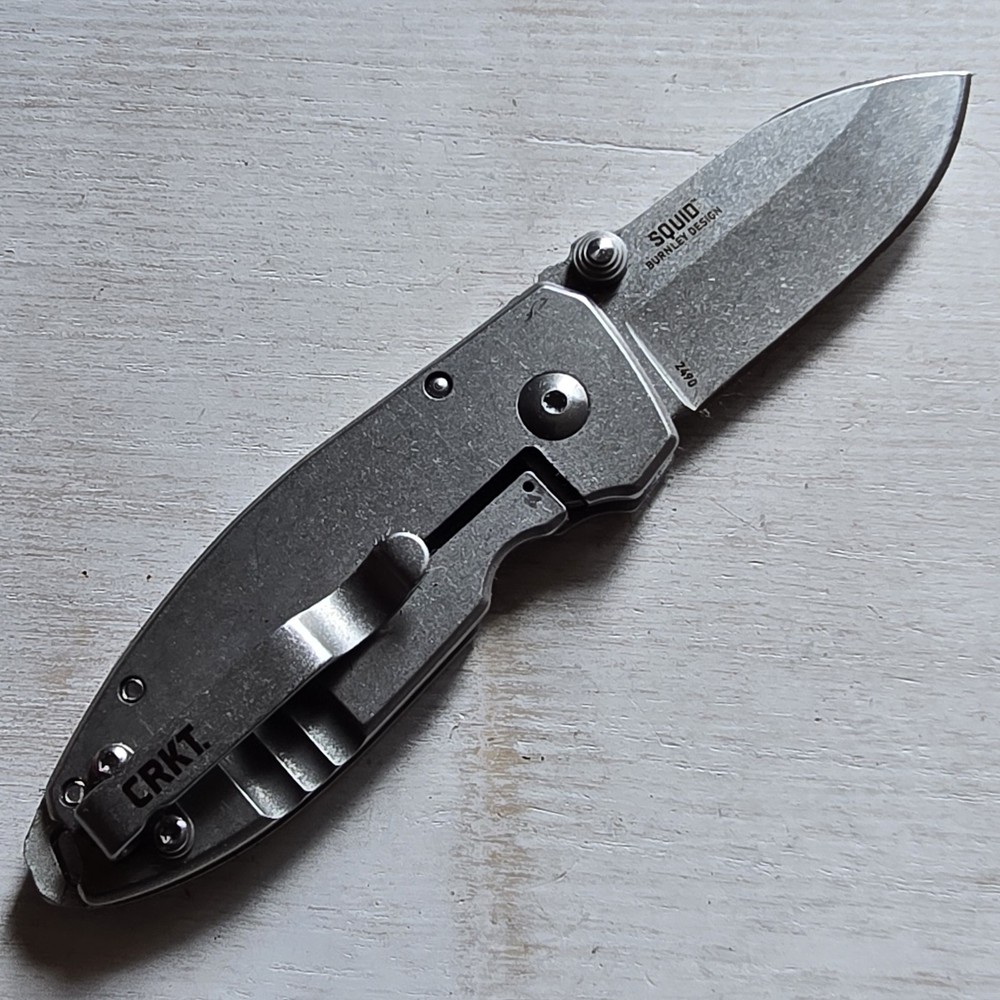 CRKT SQUID PLAIN EDGE FRAMELOCK KNIFE