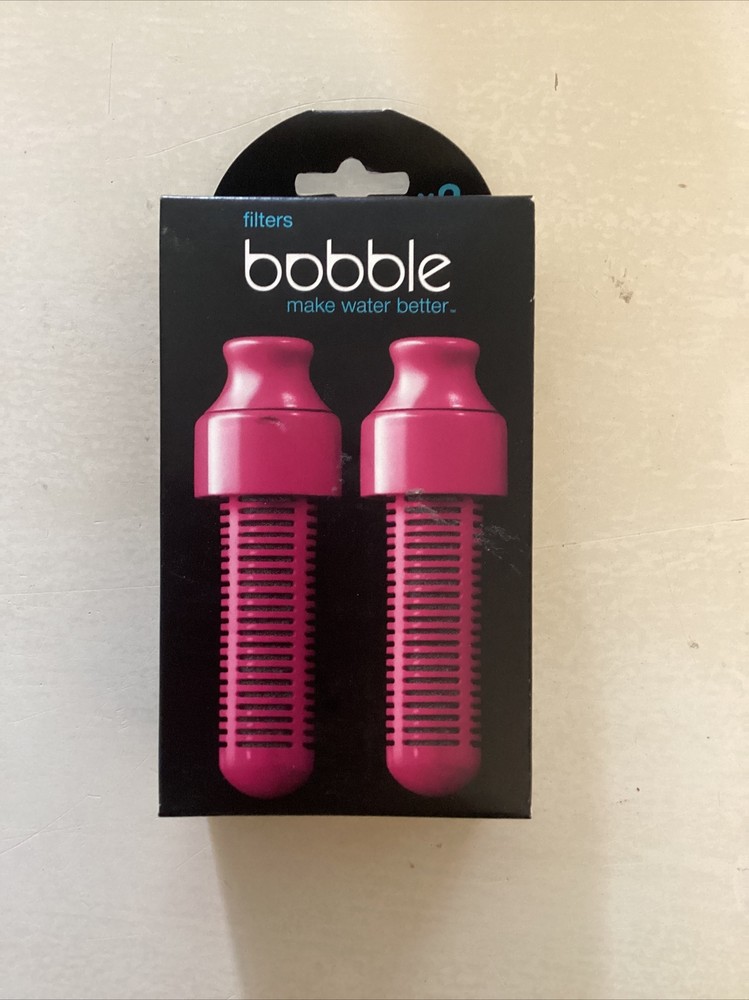 bobble replacement filter 2 pack pink NIB free shipping