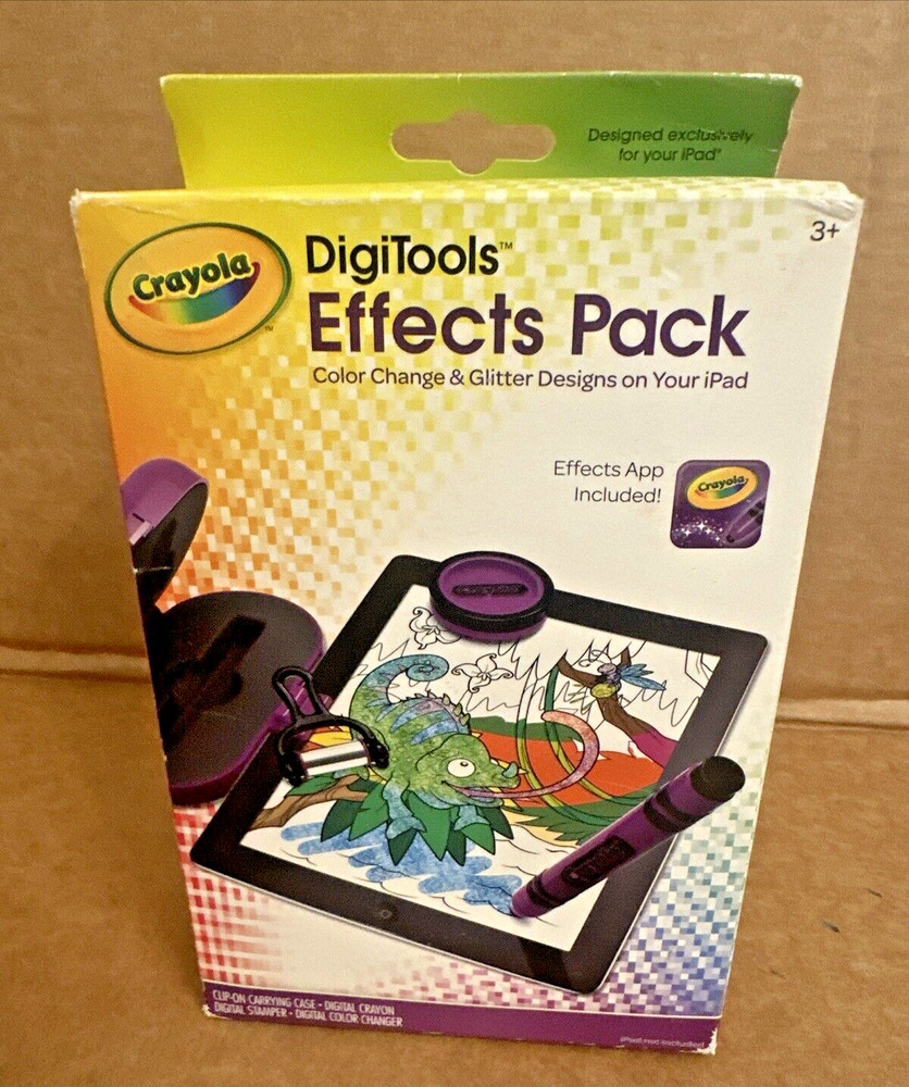Crayola DigiTools Glitter Color Change Effects Creativity Pack for 4 iPad