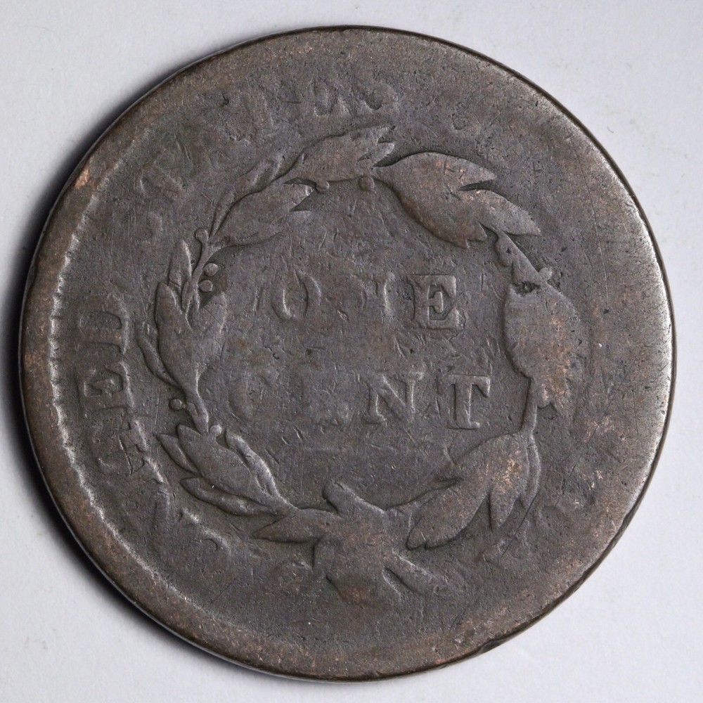 1818 Coronet Head Large Cent E302 YCH