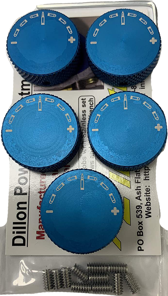 5-Pack Dillon Powder Control / Measurement / Adjustment Knobs!  Free Ship!