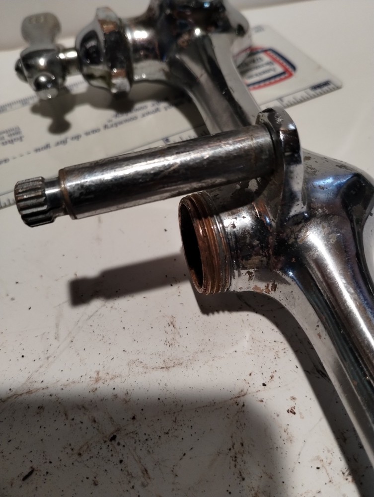 Vintage Brass Kitchen Faucet