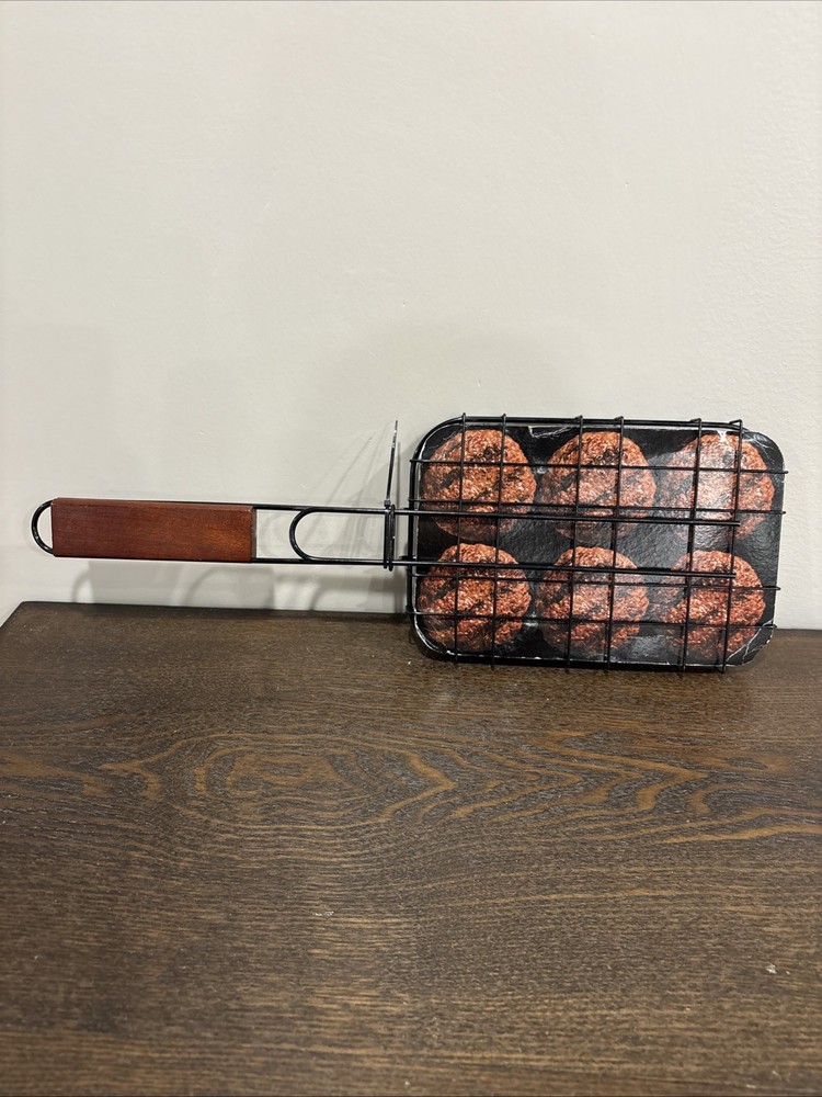 Mini Burger Holder For Over A Camp Fire