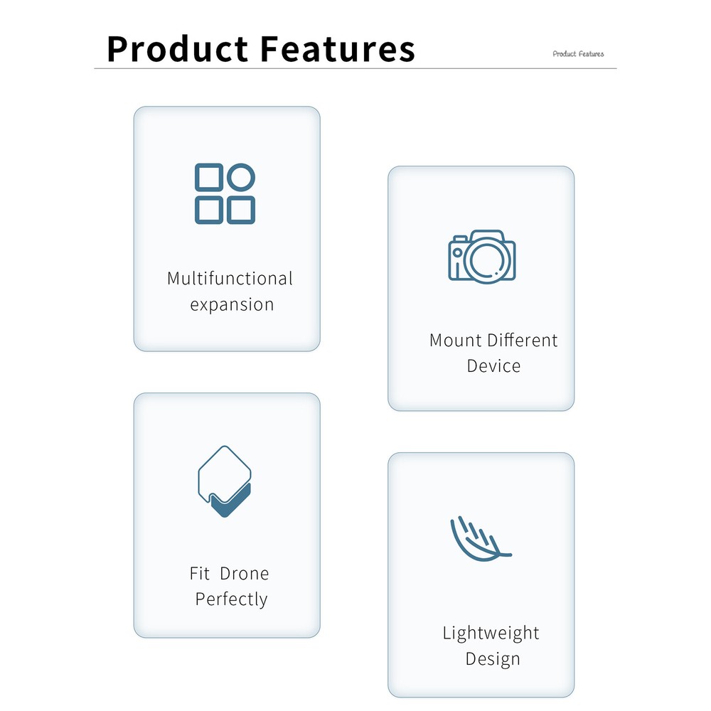 Multifunctional Expansion Bracket Fixed Bracket Drone Accessories for DJI Air 3