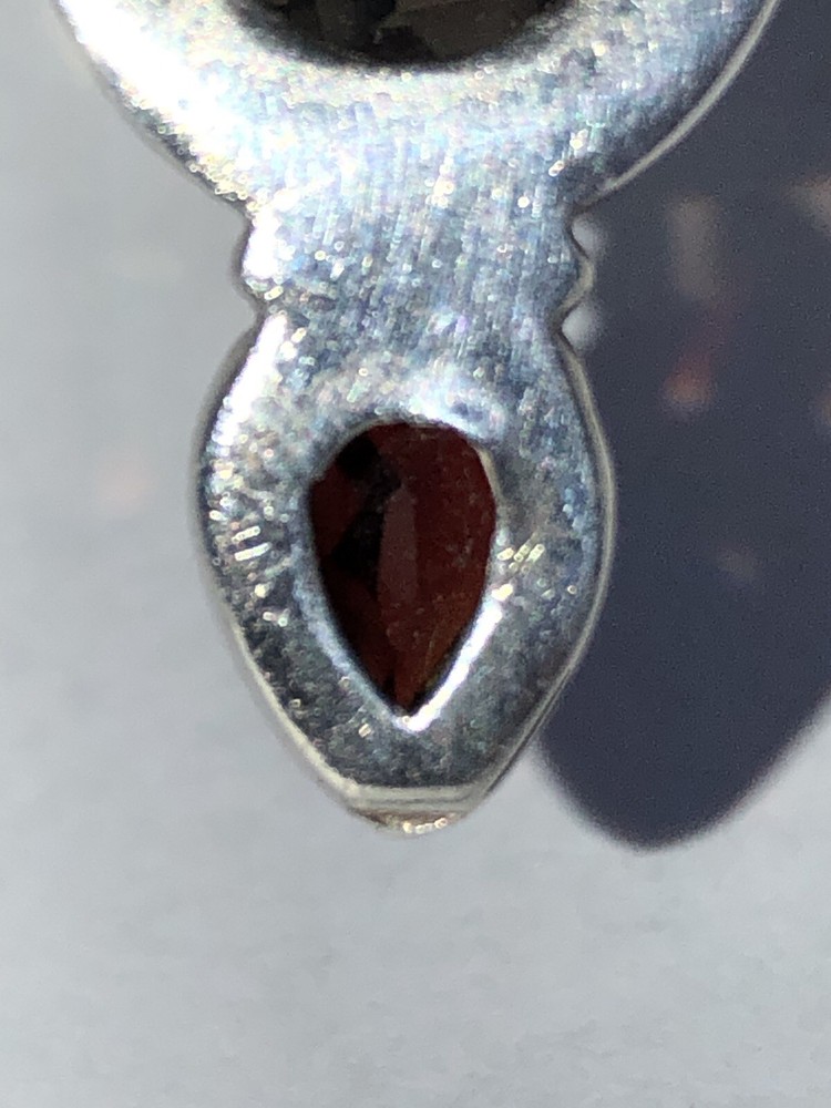 Handcrafted Mixed Gemstones Pendant 2”