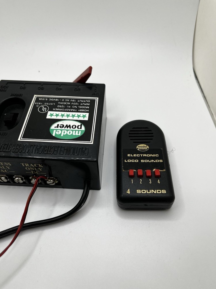 Model Power RL-1250 Train Transformer w/ Electronic Loco Sounds Controller