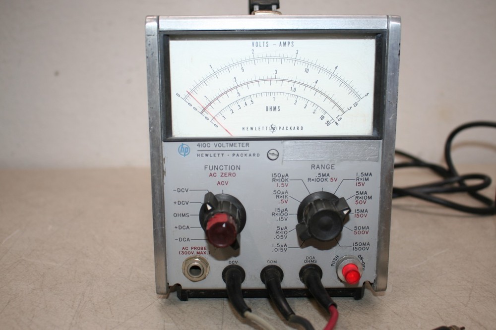 HP 410C Voltmeter Powers On-Untested